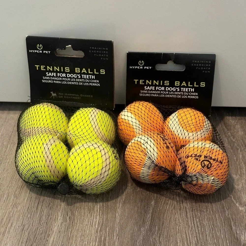 NWT 2 Packages Hyper Pet Mini Tennis Balls for Dogs
